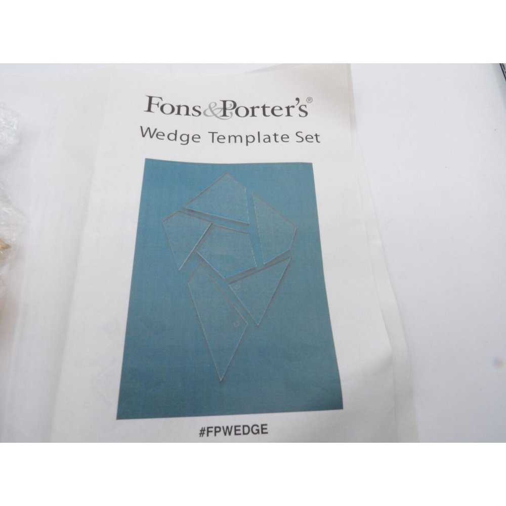 Fons & Porters Wedge Template Set